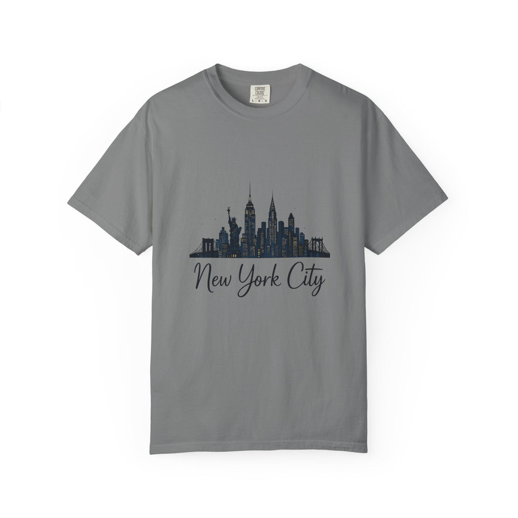 New York City Skyline Unisex T-Shirt, Casual City Tee, NYC Souvenir Shirt, Travel Gift, Urban Fashion Top