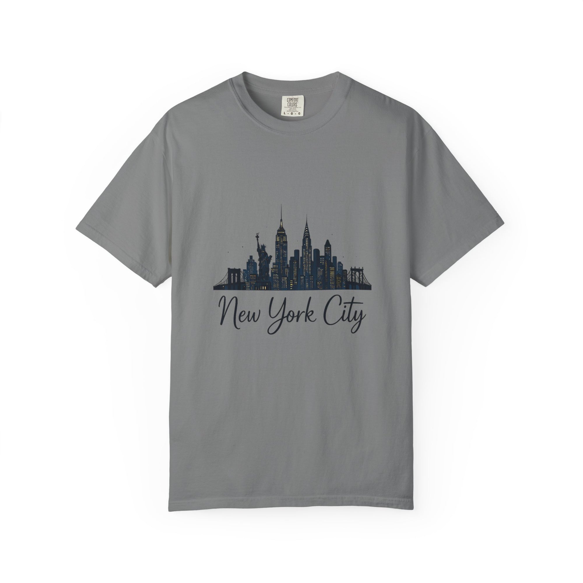 New York City Skyline Unisex T-Shirt, Casual City Tee, NYC Souvenir Shirt, Travel Gift, Urban Fashion Top