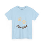 Paw Dad Unisex Tee, Dog Lover Gift Shirt, Men's Cotton T-shirt, Animal Dad Gift Top, Pet Owner Tee for Him