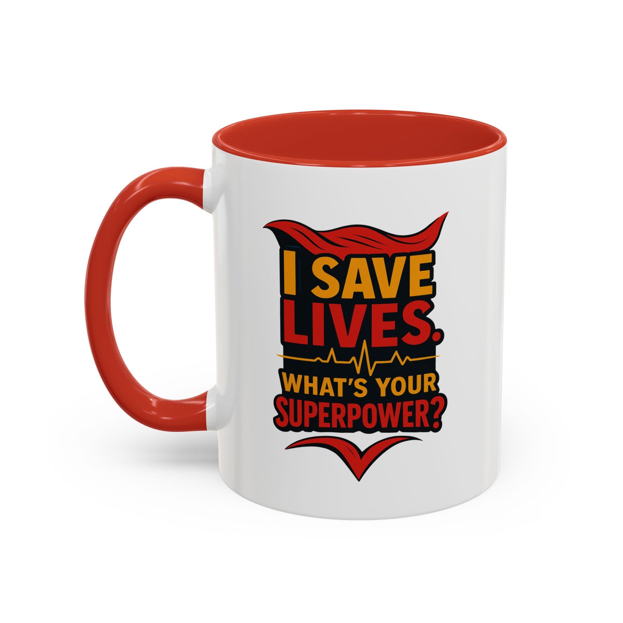 Heroic Superpower Coffee Mug - Perfect Gift for Nurses, EMS, Essential Workers, Motivational Gift, Inspirational Mug