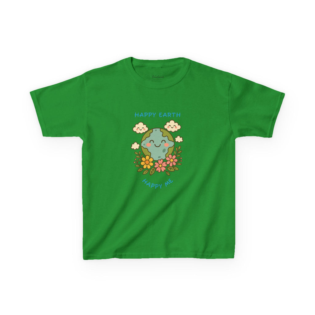 Cute Earth Day Kids Tee, Whimsical Children's T-Shirt, Eco-Friendly Apparel, Floral Children's Wear, Gift for Earth Lovers