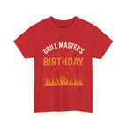 Grill Master's Birthday Tee, Funny BBQ T-Shirt, Gift for Men, Cooking Enthusiasts, Summer Party Apparel