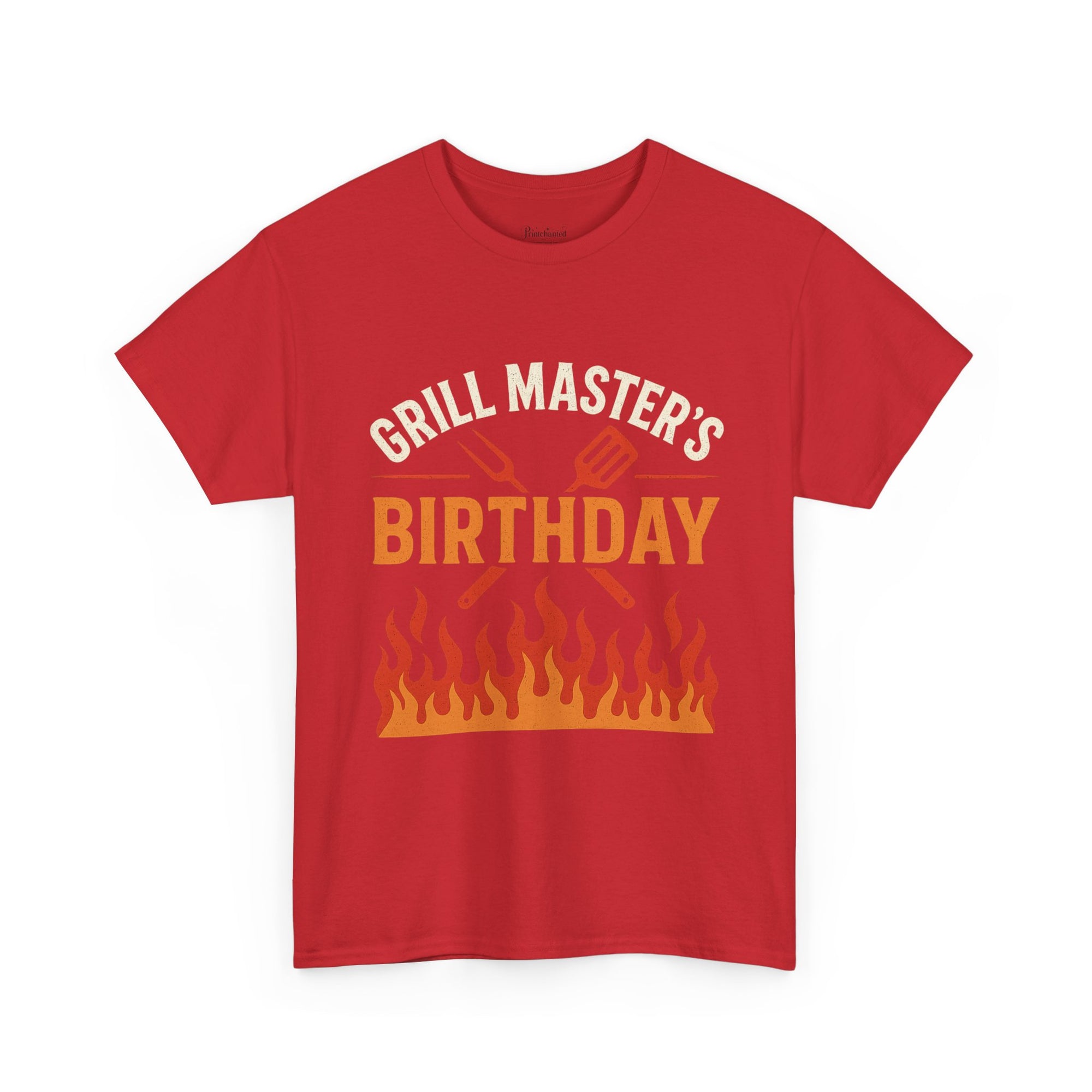 Grill Master's Birthday Tee, Funny BBQ T-Shirt, Gift for Men, Cooking Enthusiasts, Summer Party Apparel