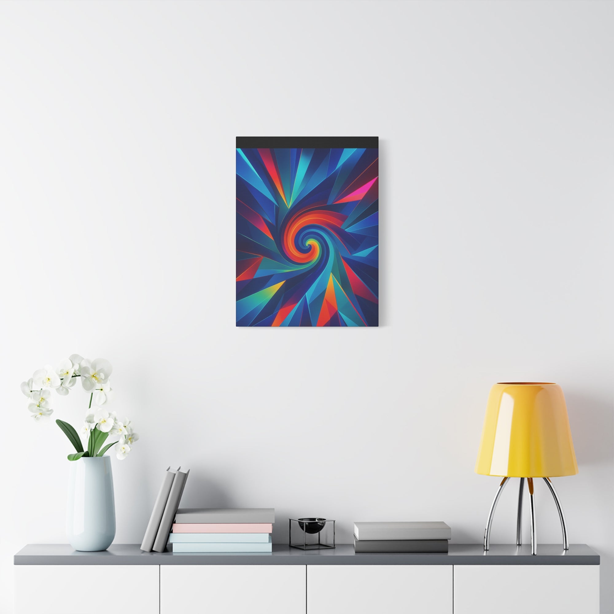 Vibrant Abstract Canvas Art, Colorful Wall Decor, Modern Home Aesthetic, Unique Living Room Art, Great Gift Idea