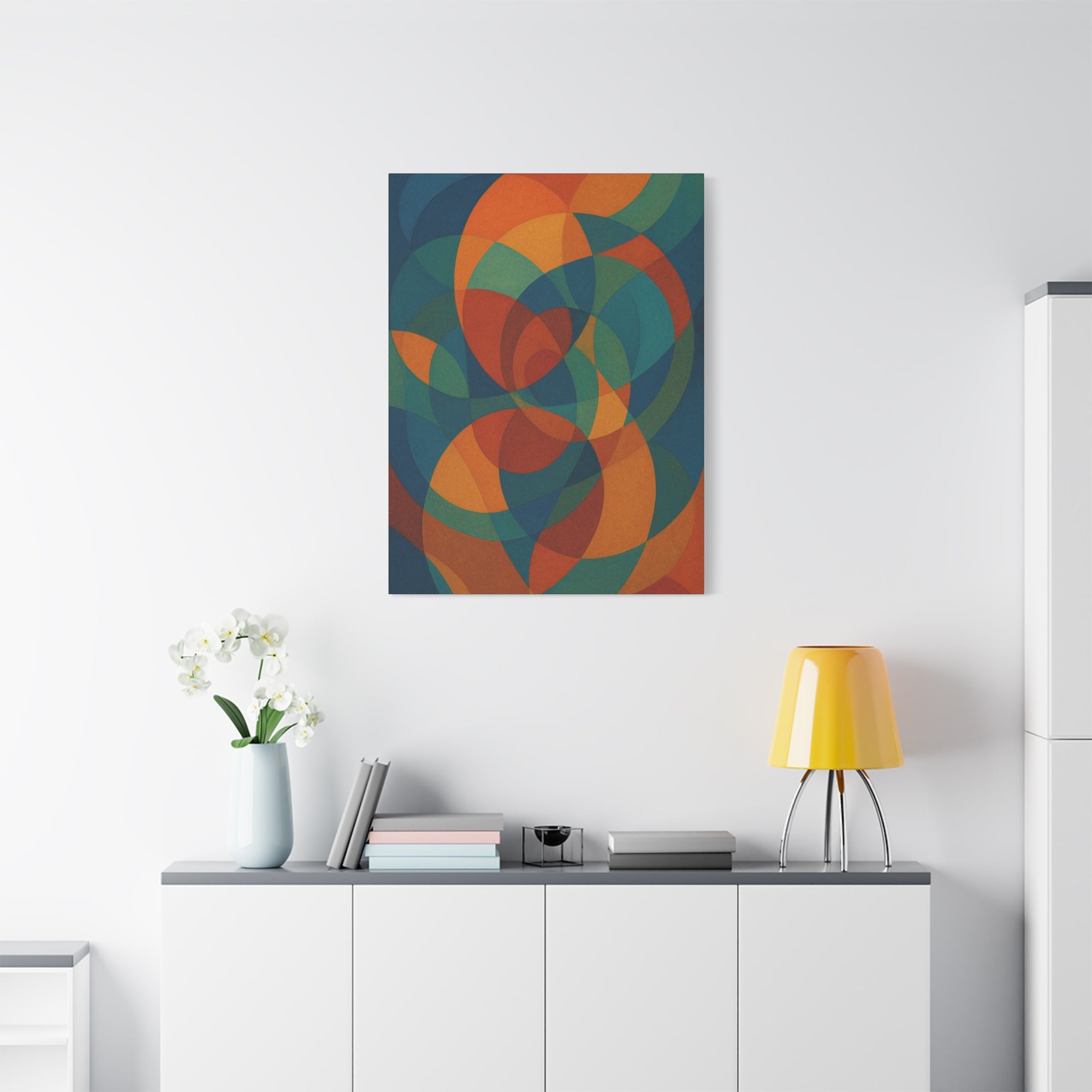 Vibrant Abstract Canvas Wall Art, Home Decor, Modern Art Piece, Colorful Artwork for Living Room, Unique Gift for Art Lovers