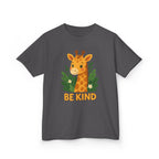 Kids Giraffe Tee - Be Kind T-Shirt, Children's Graphic Tee, Eco-Friendly Cotton Tee, Gift for Kids, Toddler Birthday Shirt