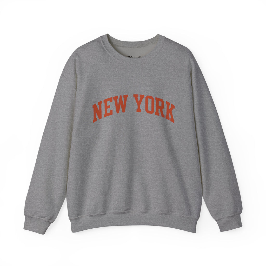 New York Crewneck Sweatshirt, Cozy Fashion, Urban Style, Gift for Travelers, Casual Wear, Unisex Apparel