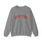 New York Crewneck Sweatshirt, Cozy Fashion, Urban Style, Gift for Travelers, Casual Wear, Unisex Apparel