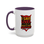 Heroic Superpower Coffee Mug - Perfect Gift for Nurses, EMS, Essential Workers, Motivational Gift, Inspirational Mug