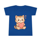 Cute Cat Love Toddler T-Shirt, Kids Cute Cat Tee, Baby Shower Gift, Toddler Birthday Gift, Pet Lover Shirt, Cute Animal Apparel