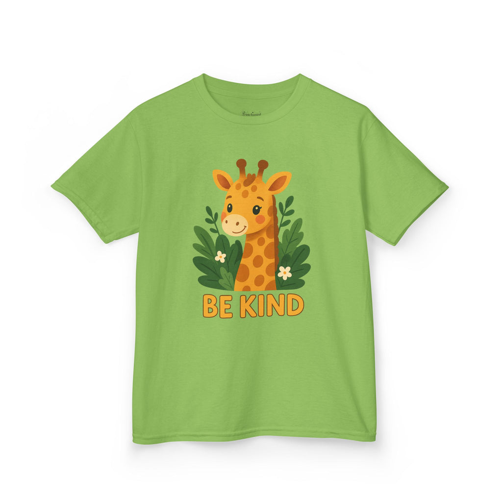 Kids Giraffe Tee - Be Kind T-Shirt, Children's Graphic Tee, Eco-Friendly Cotton Tee, Gift for Kids, Toddler Birthday Shirt