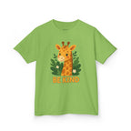 Kids Giraffe Tee - Be Kind T-Shirt, Children's Graphic Tee, Eco-Friendly Cotton Tee, Gift for Kids, Toddler Birthday Shirt