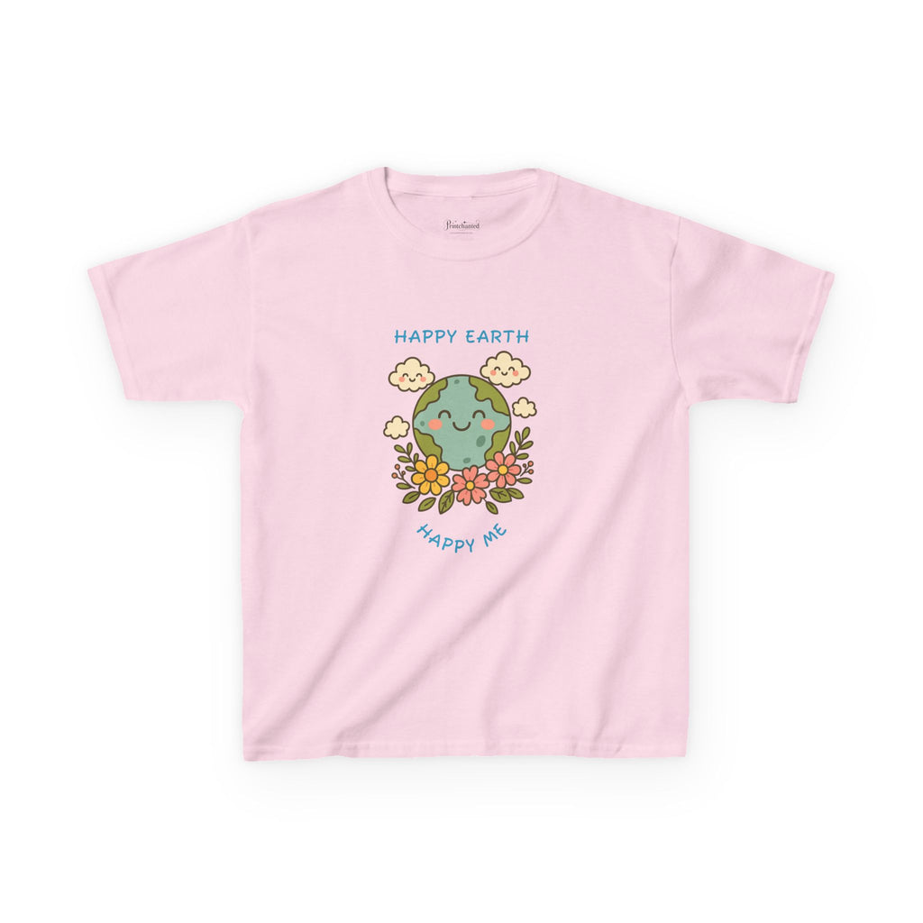 Cute Earth Day Kids Tee, Whimsical Children's T-Shirt, Eco-Friendly Apparel, Floral Children's Wear, Gift for Earth Lovers
