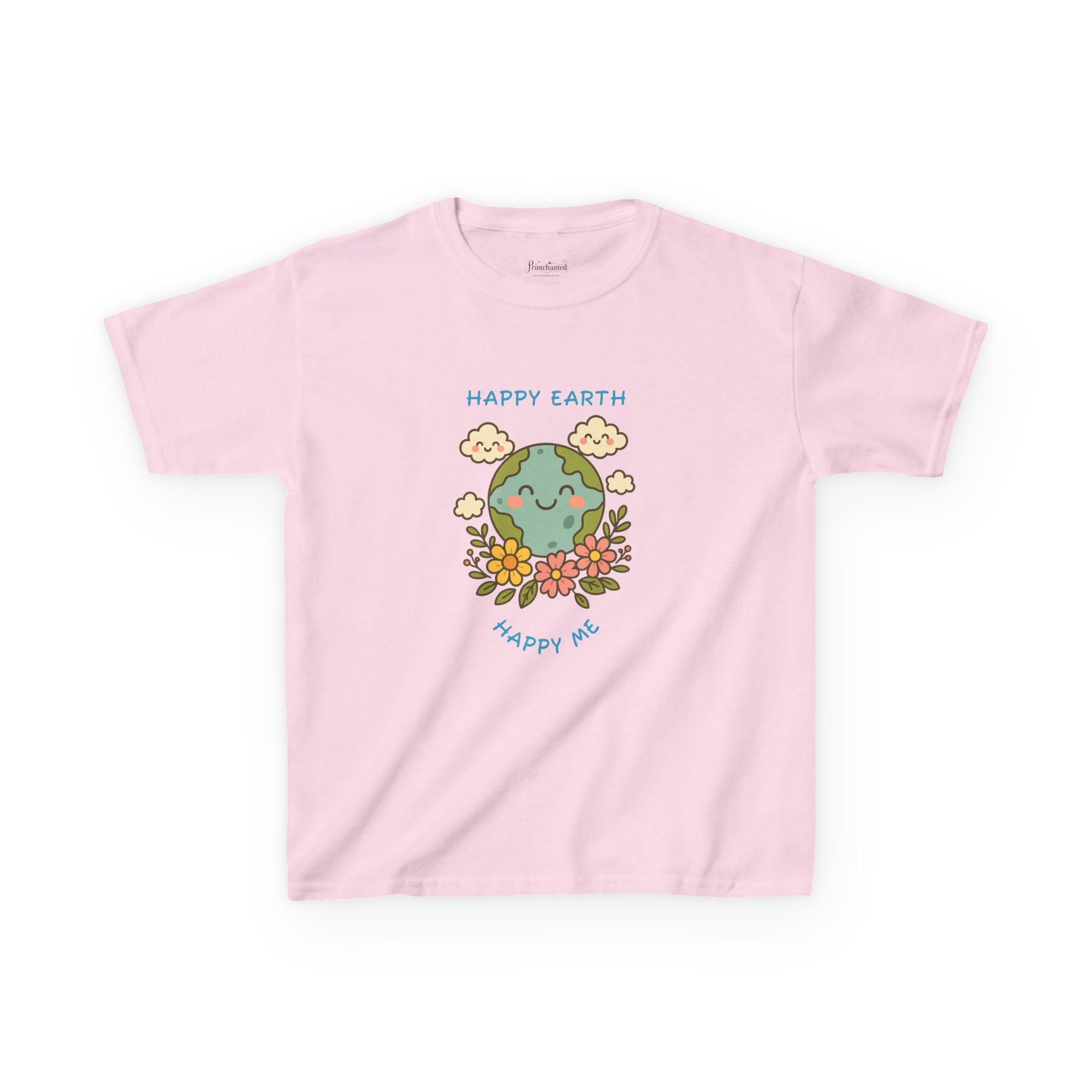 Cute Earth Day Kids Tee, Whimsical Children's T-Shirt, Eco-Friendly Apparel, Floral Children's Wear, Gift for Earth Lovers