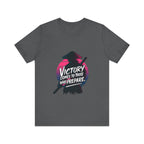 Victory Comes to Those Who Prepare Tee, Motivational T-Shirt, Unisex Graphic Tee, Inspirational Casual Wear, Gift for Gamers and Coaches
