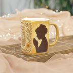 Nurse's Prayer Metallic Mug | Inspirational Gifts for Nurses, Motivational Coffee Cup, Silver/Gold Prayer Mug, Nurses Appreciation Gift