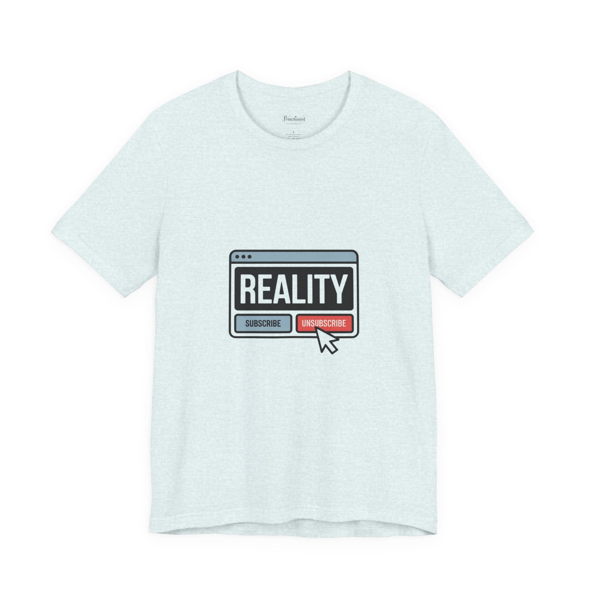 Reality Click Unisex Tee, Funny Graphic Shirt, Casual Wear, Geeky Apparel, Gift for Him/Her, Cool Tee for Everyday Style