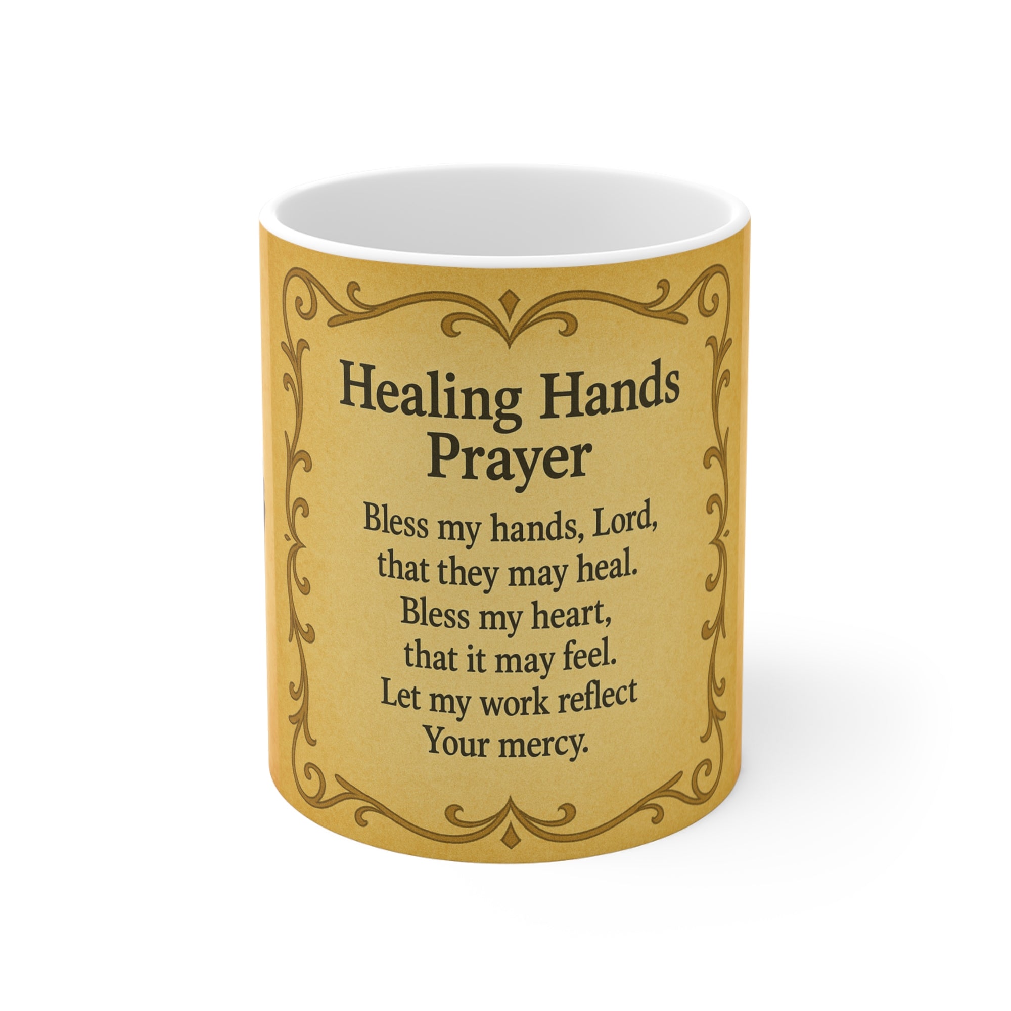 Healing Hands Prayer Mug - Inspirational Gift for Healthcare Workers, Doctors, Nurses, Prayer Mug, Motivational Drinkware, Spiritual Coffee Cup, [...]