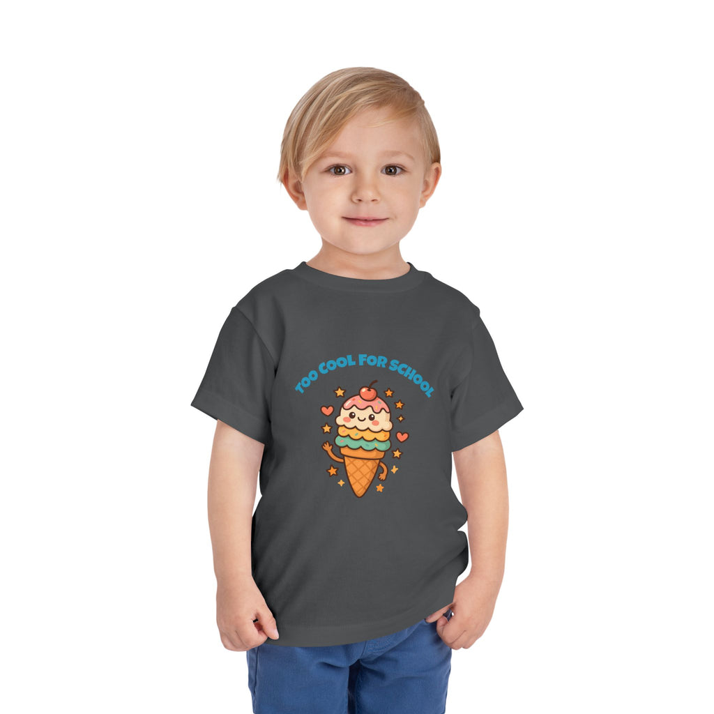 Cute Ice Cream Toddler Tee, Kids Summer Shirt, Birthday Gift, Playdate Outfit, Fun Cartoon T-Shirt, Sweet Toddler Clothing