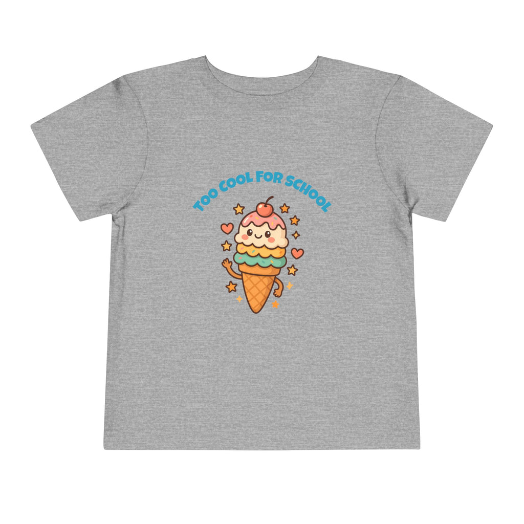 Cute Ice Cream Toddler Tee, Kids Summer Shirt, Birthday Gift, Playdate Outfit, Fun Cartoon T-Shirt, Sweet Toddler Clothing