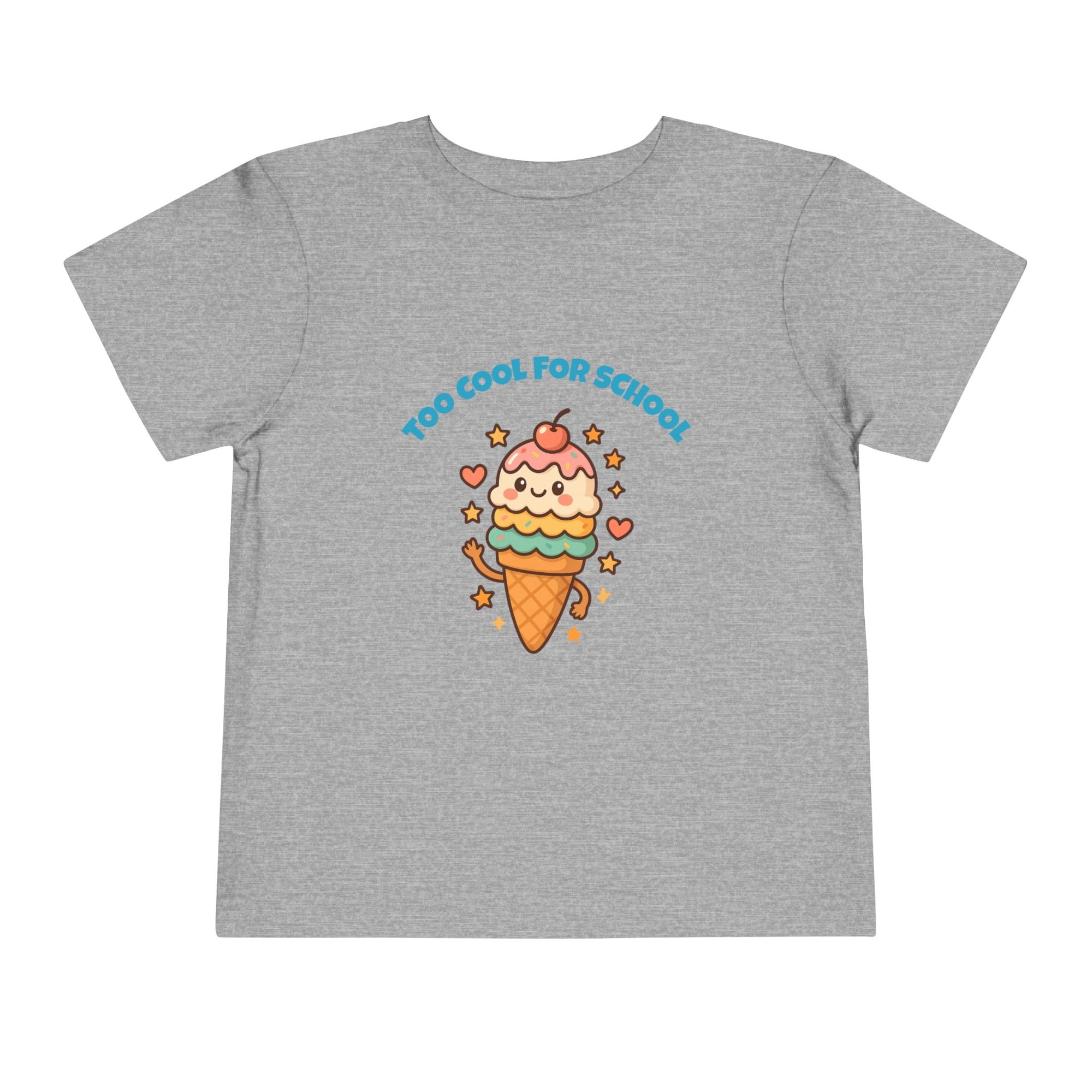 Cute Ice Cream Toddler Tee, Kids Summer Shirt, Birthday Gift, Playdate Outfit, Fun Cartoon T-Shirt, Sweet Toddler Clothing
