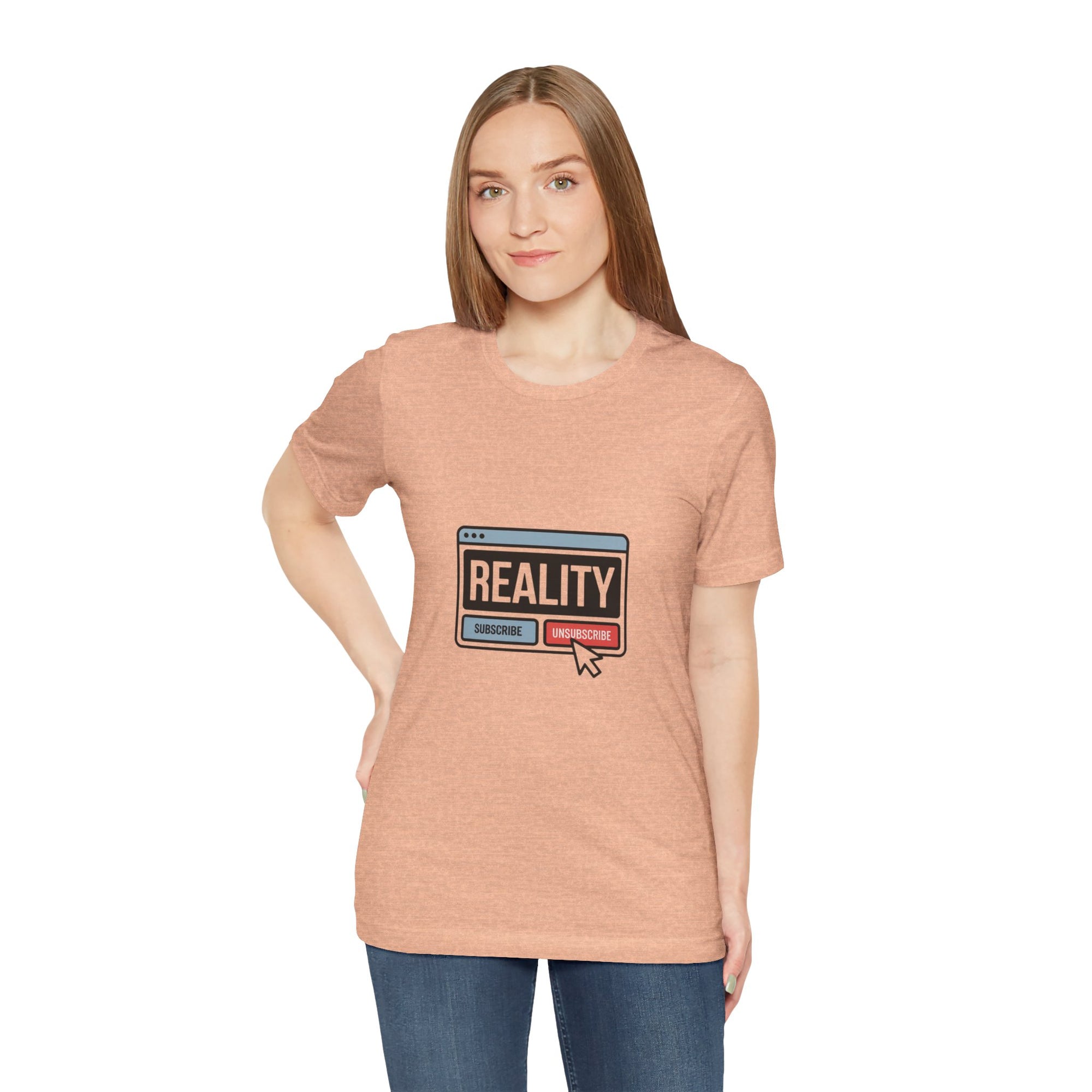 Reality Click Unisex Tee, Funny Graphic Shirt, Casual Wear, Geeky Apparel, Gift for Him/Her, Cool Tee for Everyday Style