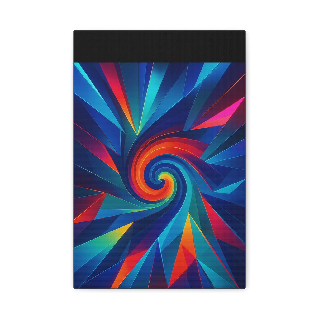Vibrant Abstract Canvas Art, Colorful Wall Decor, Modern Home Aesthetic, Unique Living Room Art, Great Gift Idea