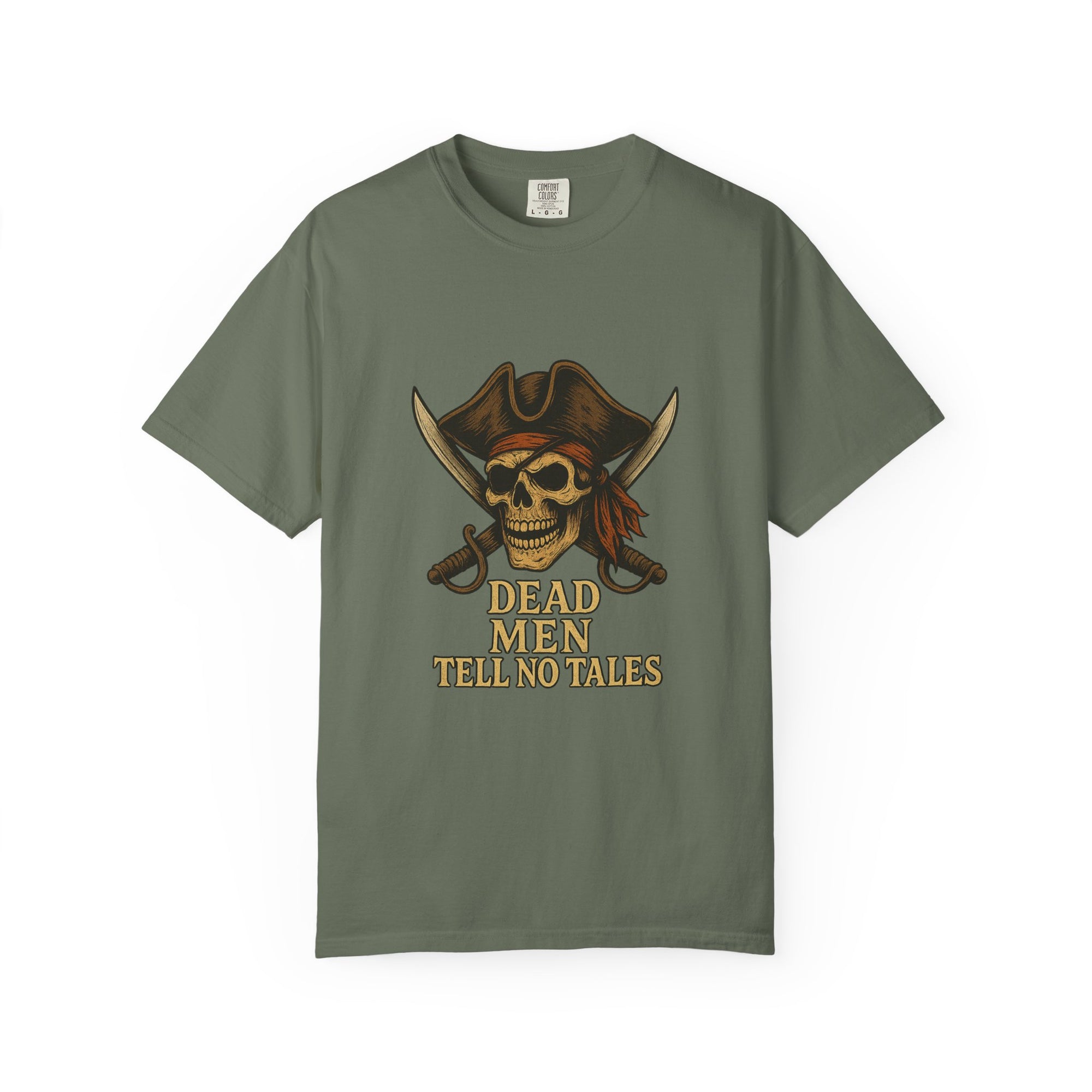 Pirate-Themed T-Shirt | Dead Men Tell No Tales | Perfect for Halloween, Parties, Gifts, Adventure Lovers, Pirate Fans