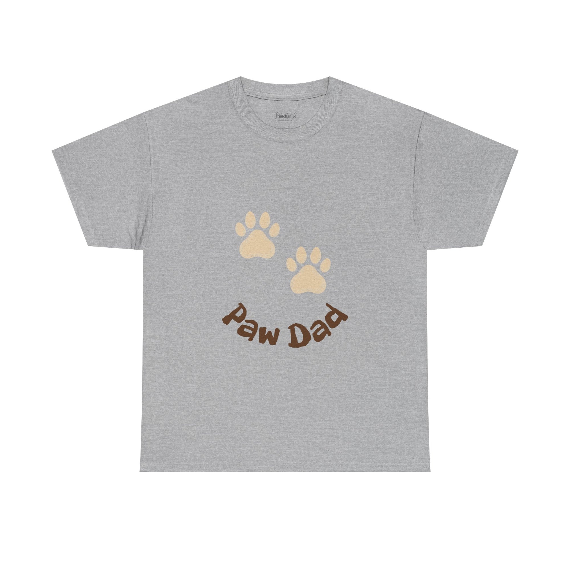 Paw Dad Unisex Tee, Dog Lover Gift Shirt, Men's Cotton T-shirt, Animal Dad Gift Top, Pet Owner Tee for Him