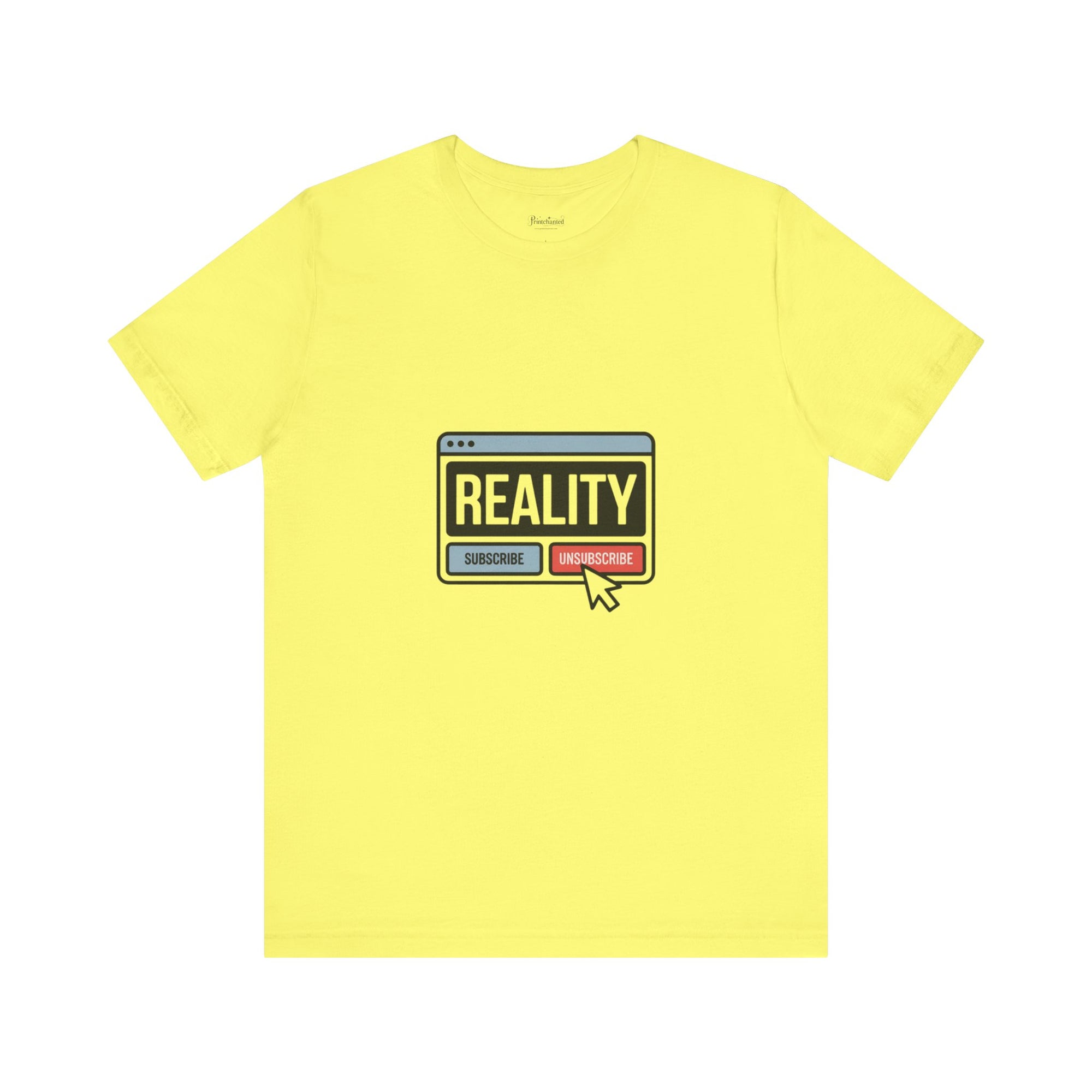 Reality Click Unisex Tee, Funny Graphic Shirt, Casual Wear, Geeky Apparel, Gift for Him/Her, Cool Tee for Everyday Style