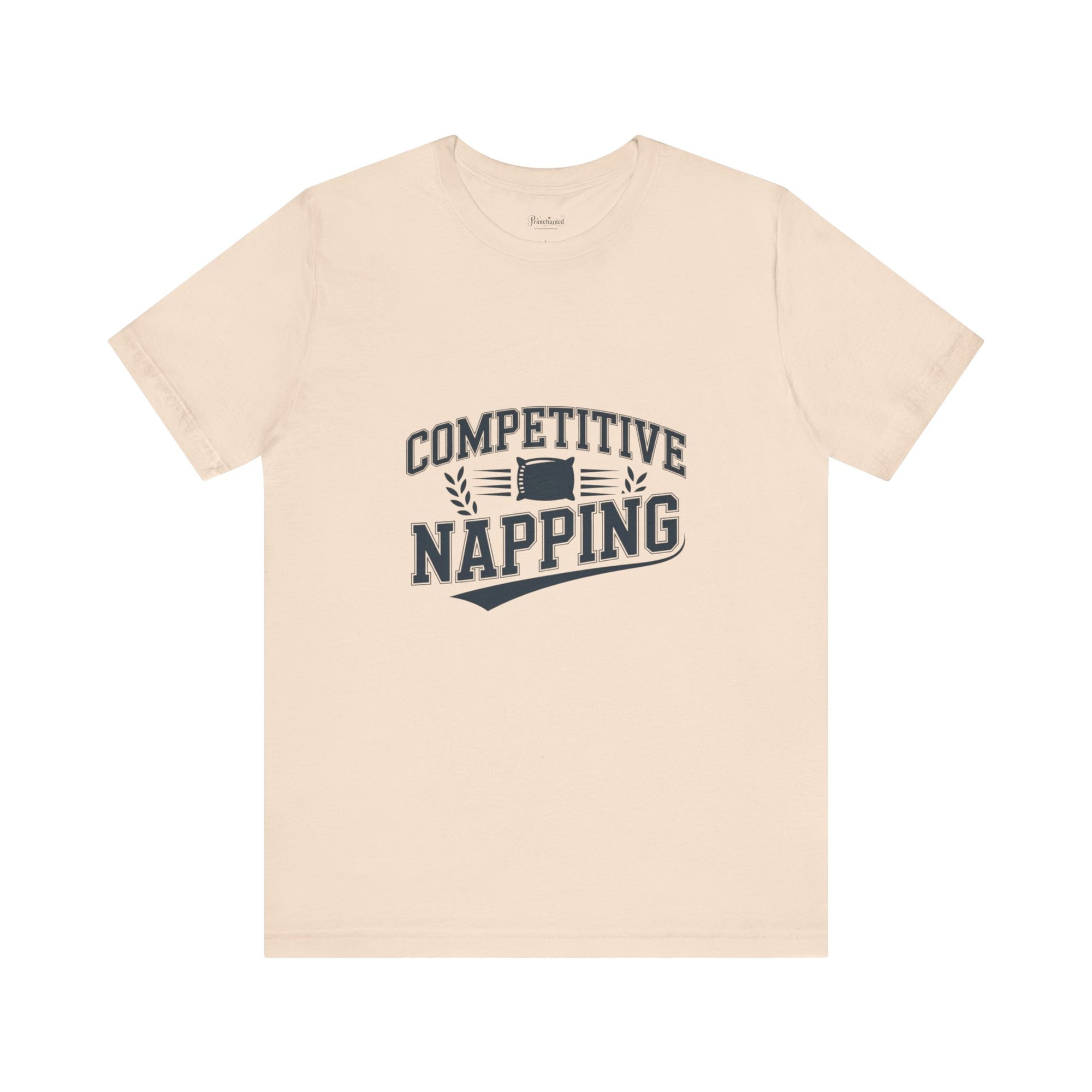 Funny Competitive Napping Tee | Unisex Jersey Short Sleeve T-Shirt, Gifts for Nap Lovers, Fun Sleep Shirt, Humor Apparel, Lazy Day Outfit