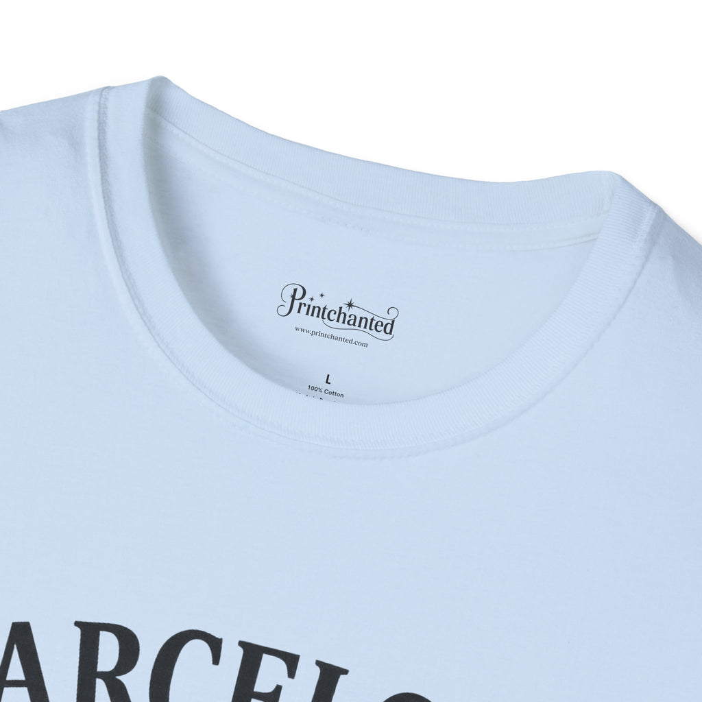 Barcelona Spain Unisex Softstyle T-Shirt | Travel Tee, Souvenir Shirt, Gift for Travelers, Vacation Apparel, Summer Outfit