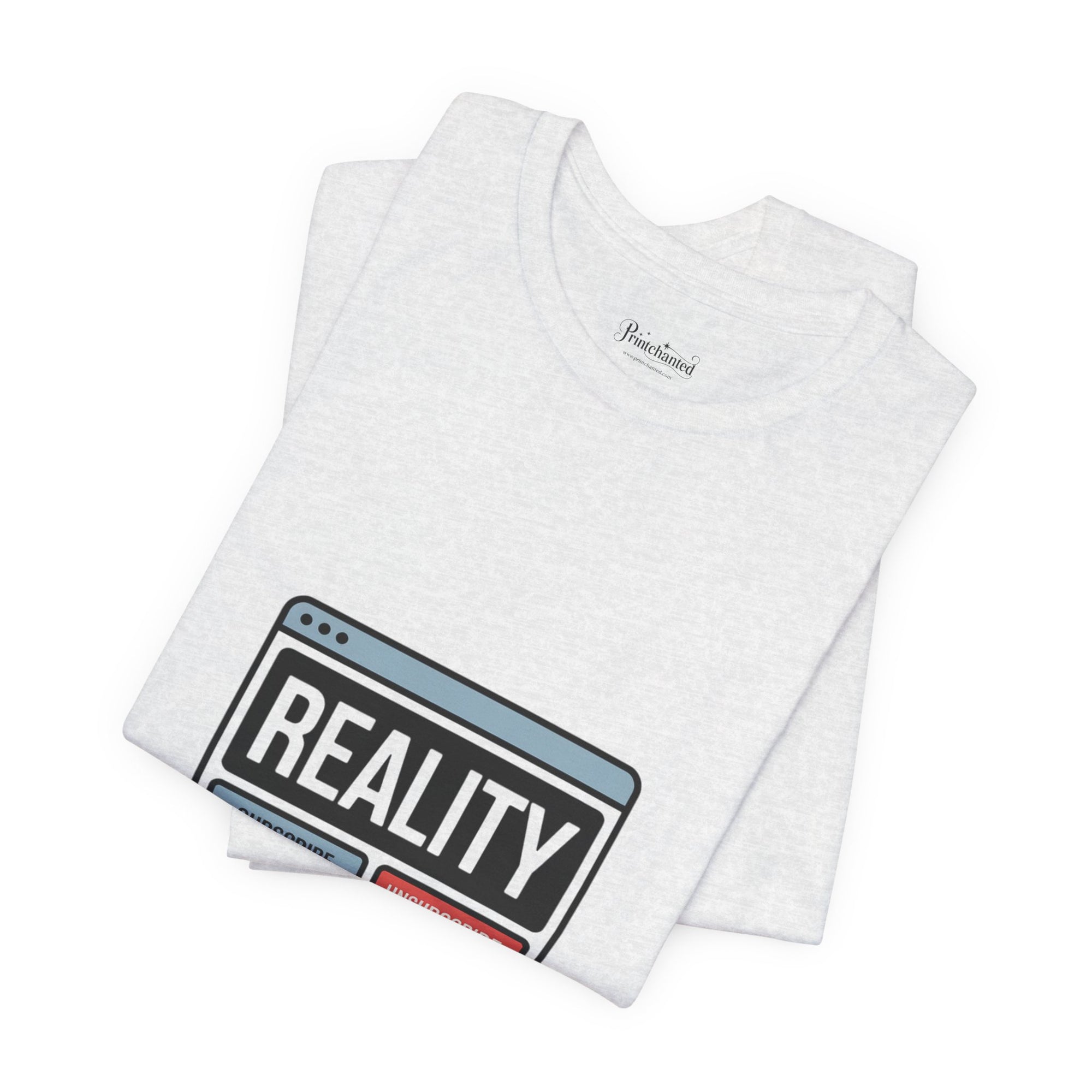 Reality Click Unisex Tee, Funny Graphic Shirt, Casual Wear, Geeky Apparel, Gift for Him/Her, Cool Tee for Everyday Style