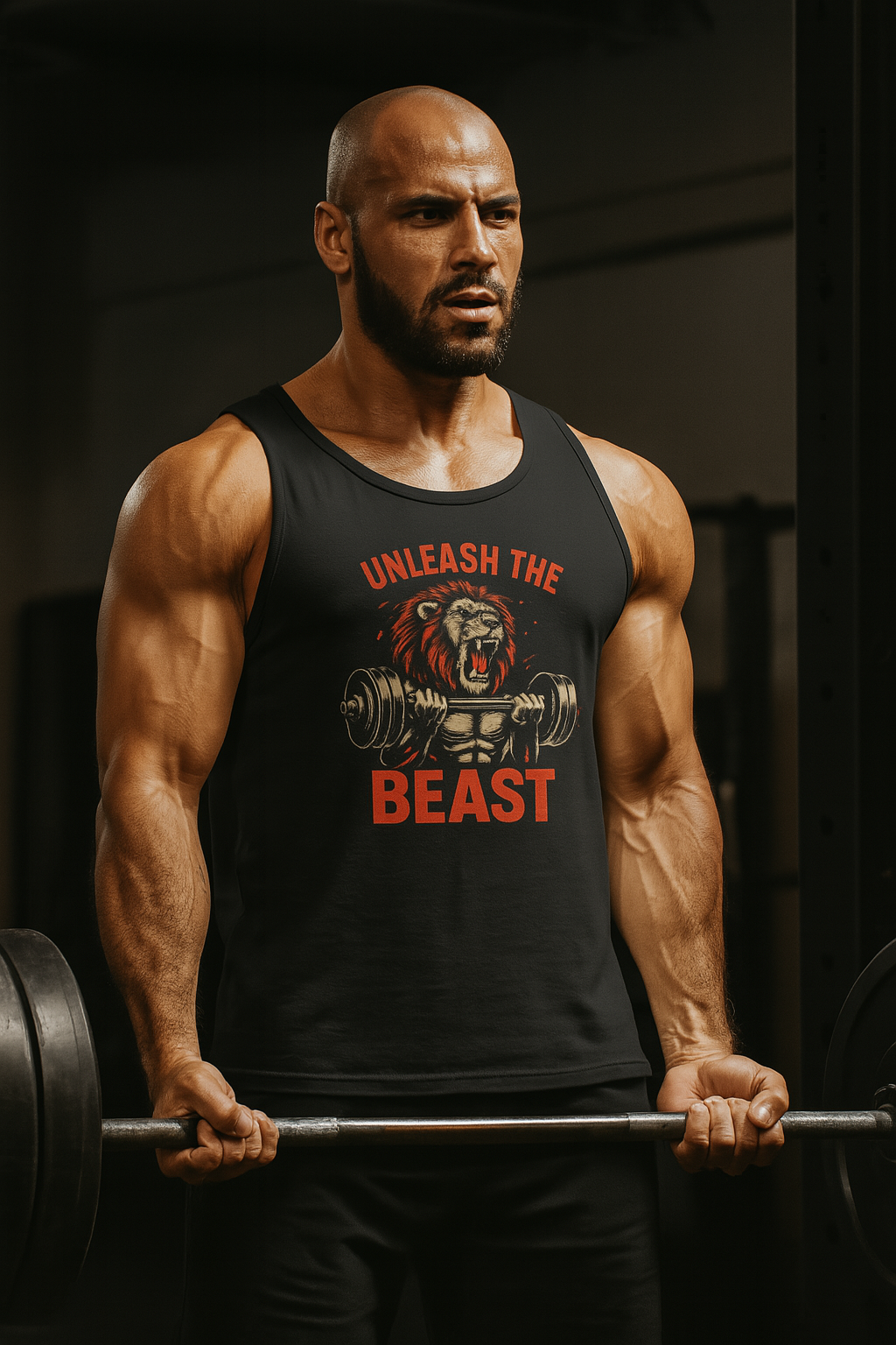 Unleash the Beast Gym Tank Top | Fitness Shirt, Workout Apparel, Weightlifting Top, Gym Clothing, Motivational Gear