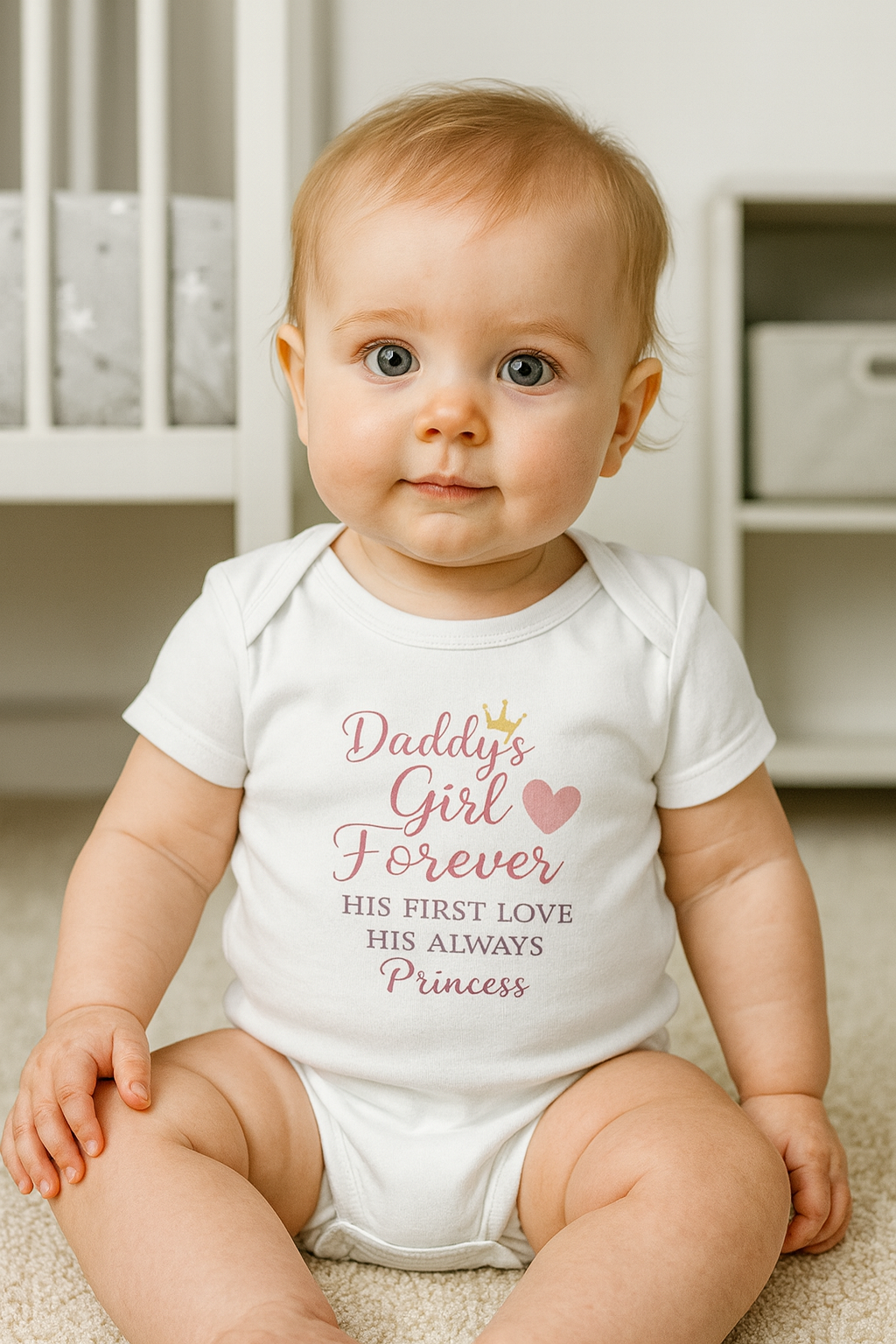 Daddy's Girl Forever Bodysuit - Adorable Infant Onesie, Baby Shower Gift, Newborn Outfit, Personalized Gift, Cute Baby Clothes