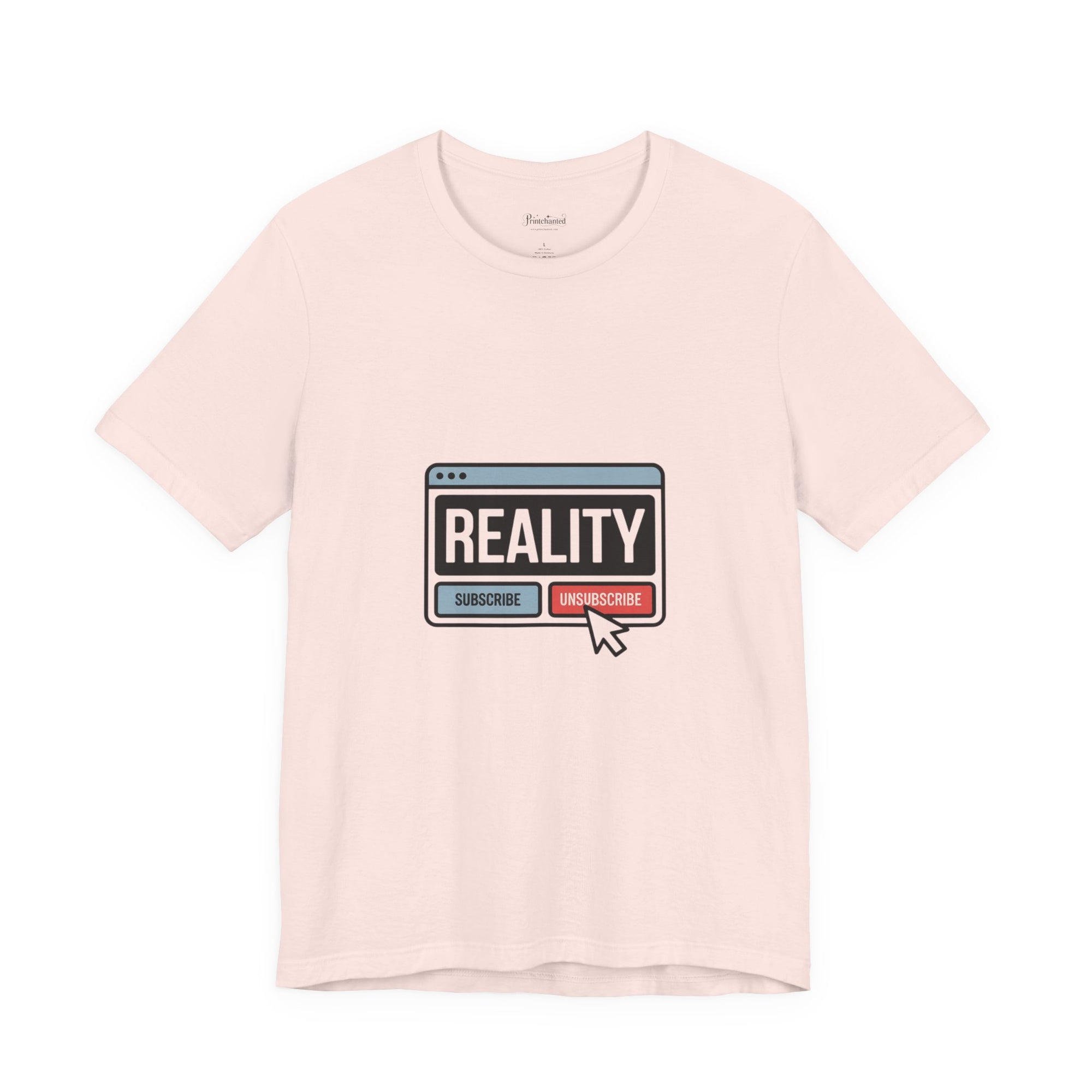 Reality Click Unisex Tee, Funny Graphic Shirt, Casual Wear, Geeky Apparel, Gift for Him/Her, Cool Tee for Everyday Style