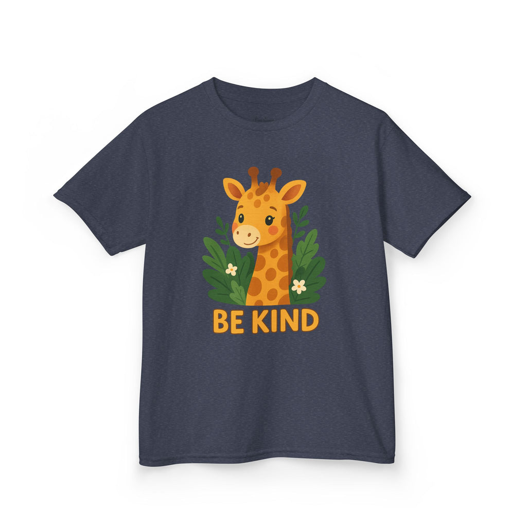 Kids Giraffe Tee - Be Kind T-Shirt, Children's Graphic Tee, Eco-Friendly Cotton Tee, Gift for Kids, Toddler Birthday Shirt