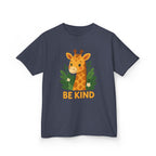 Kids Giraffe Tee - Be Kind T-Shirt, Children's Graphic Tee, Eco-Friendly Cotton Tee, Gift for Kids, Toddler Birthday Shirt