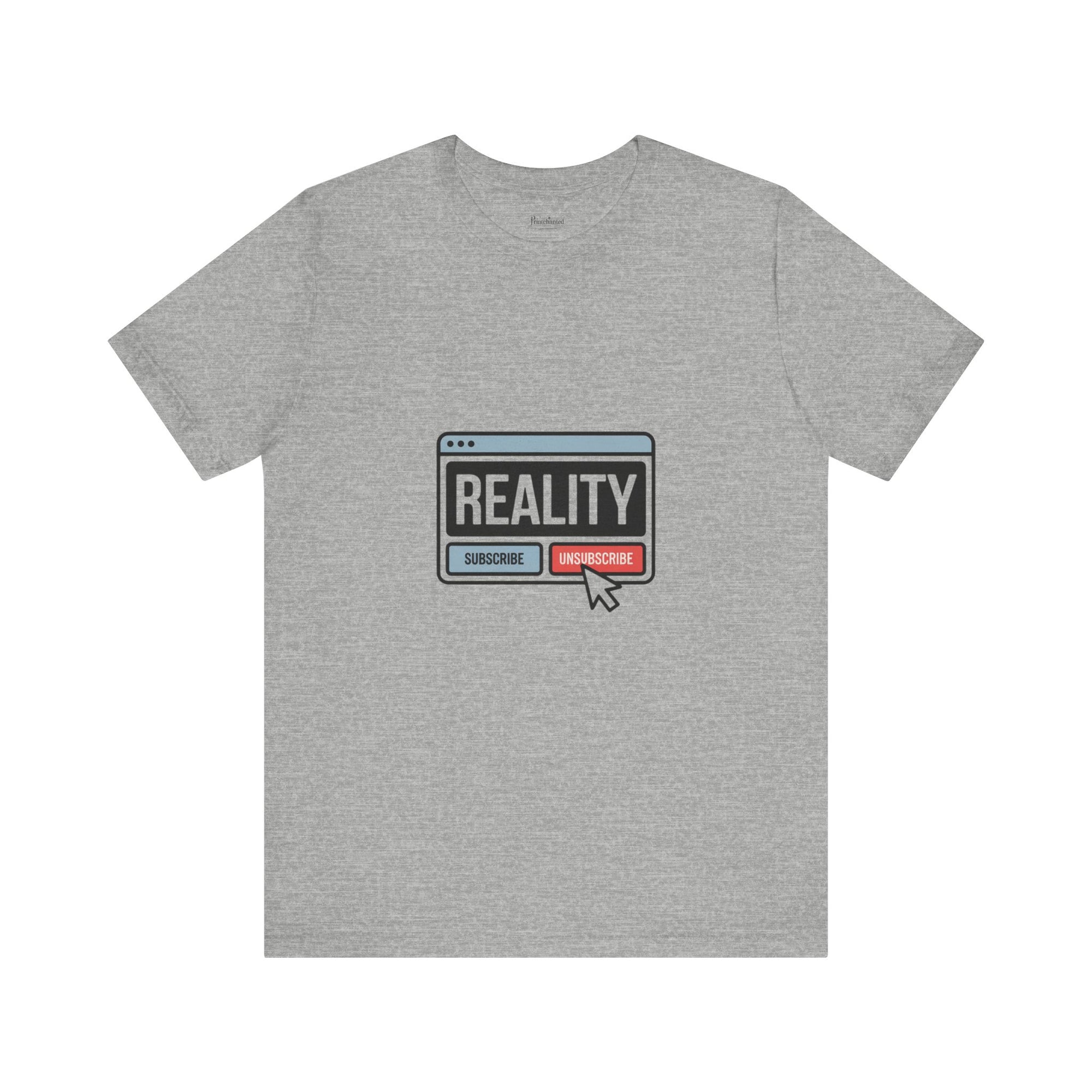 Reality Click Unisex Tee, Funny Graphic Shirt, Casual Wear, Geeky Apparel, Gift for Him/Her, Cool Tee for Everyday Style
