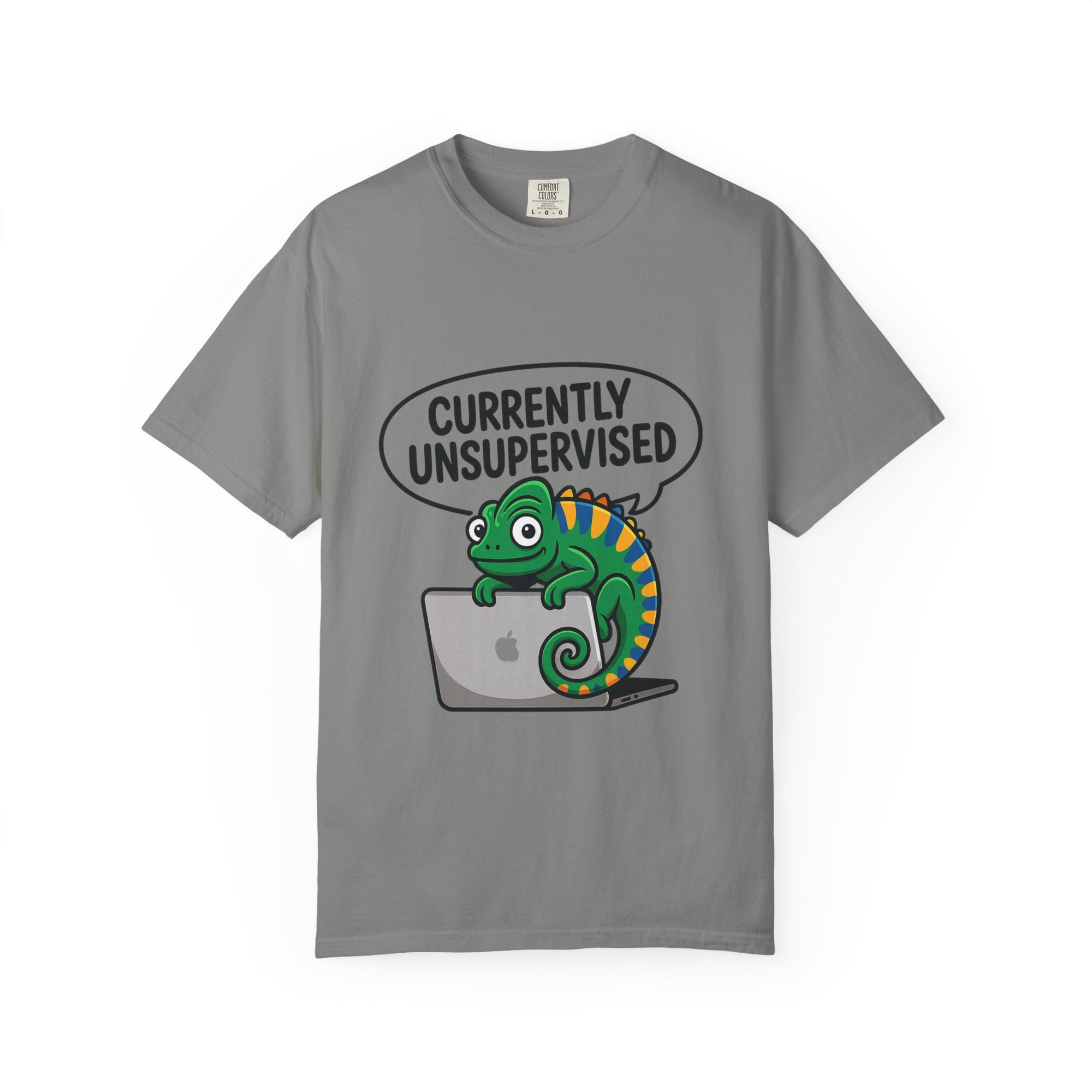 Whimsical Unisex T-Shirt, Currently Unsupervised Shirt, Fun Gift for Teens, Robot Graphic Tee, Casual Everyday Wear
