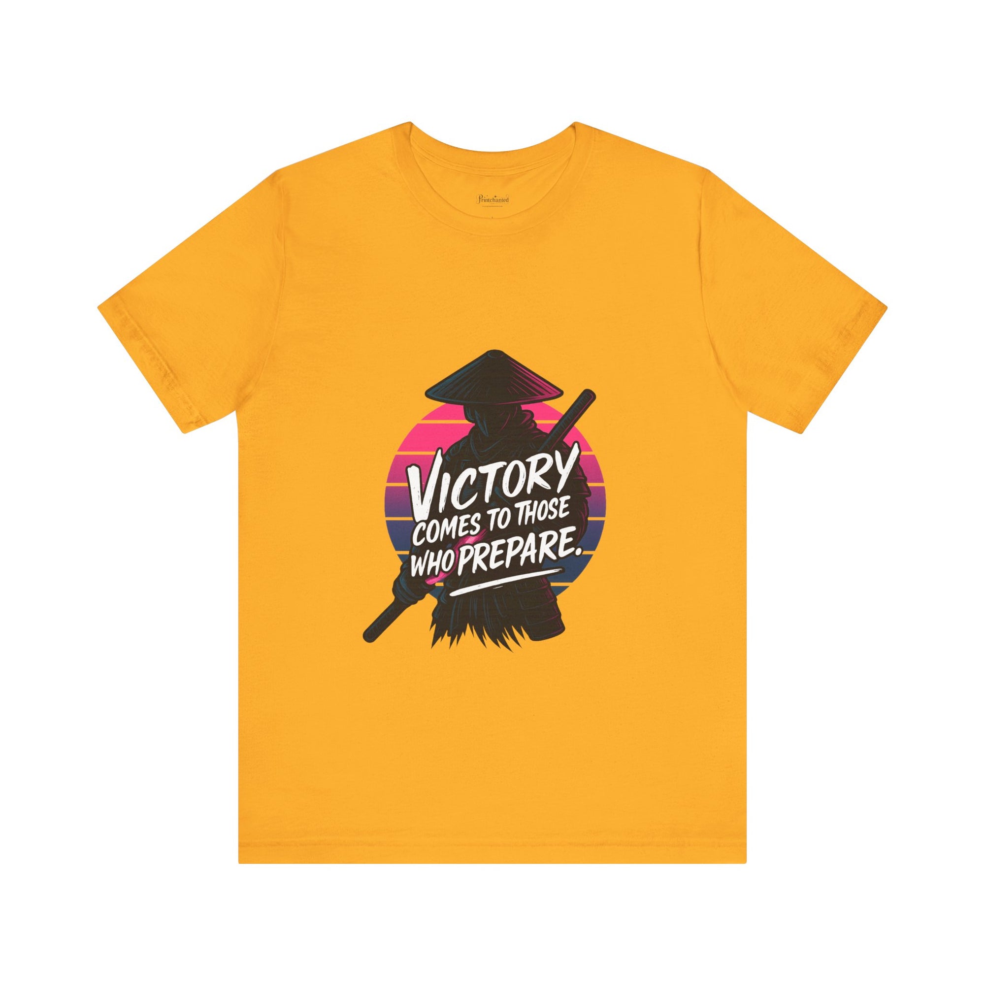 Victory Comes to Those Who Prepare Tee, Motivational T-Shirt, Unisex Graphic Tee, Inspirational Casual Wear, Gift for Gamers and Coaches