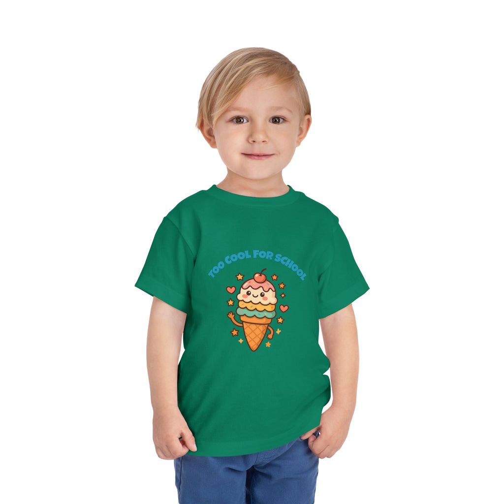 Cute Ice Cream Toddler Tee, Kids Summer Shirt, Birthday Gift, Playdate Outfit, Fun Cartoon T-Shirt, Sweet Toddler Clothing