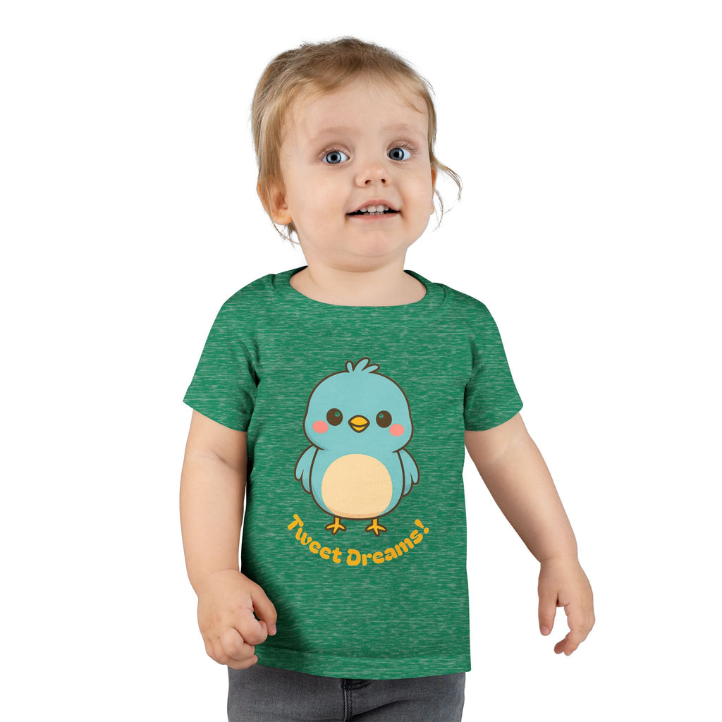 Cute Bird Toddler T-Shirt, Adorable Kids Tee, Baby Gift, Toddler Clothing, Fun Playwear, Summer Outfit