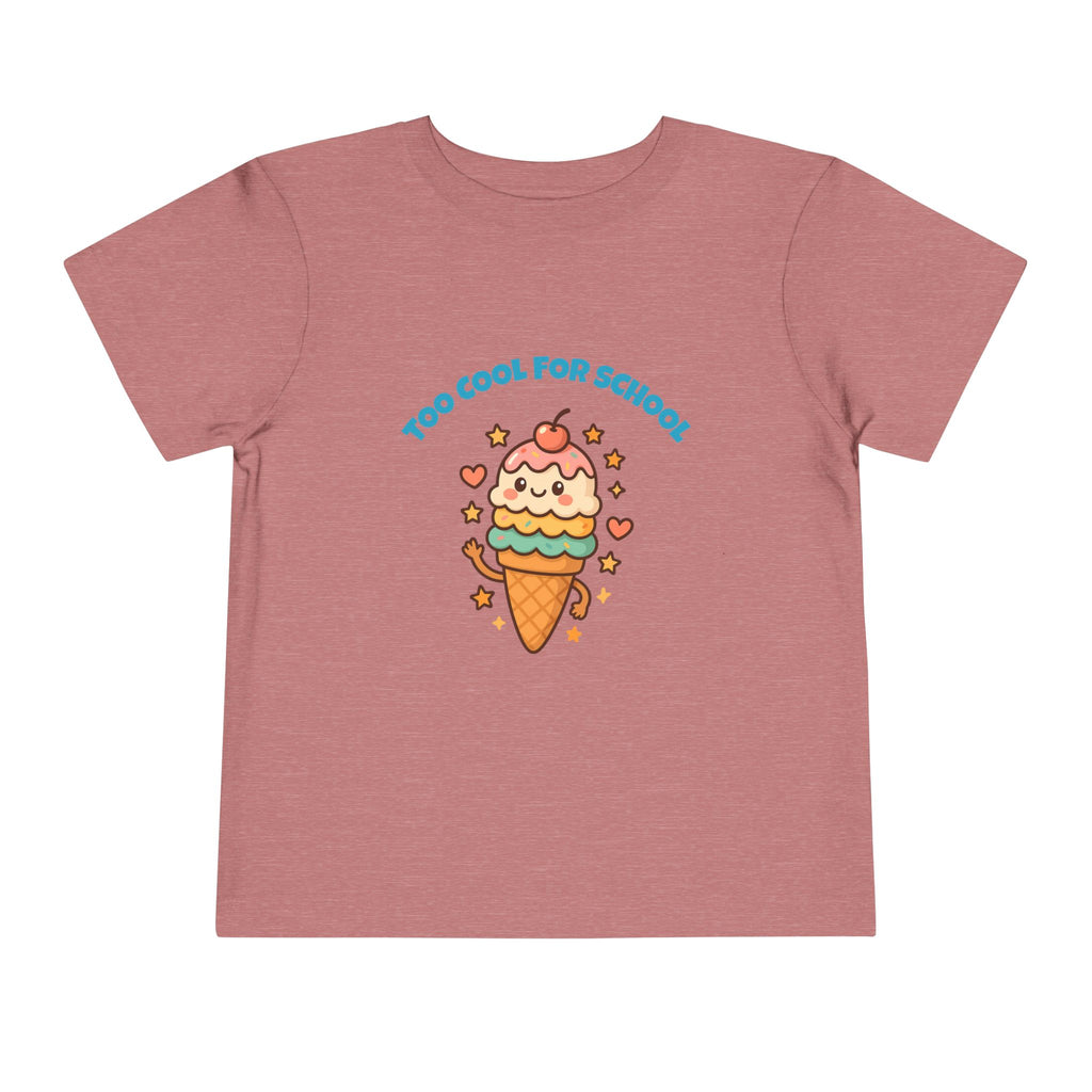 Cute Ice Cream Toddler Tee, Kids Summer Shirt, Birthday Gift, Playdate Outfit, Fun Cartoon T-Shirt, Sweet Toddler Clothing
