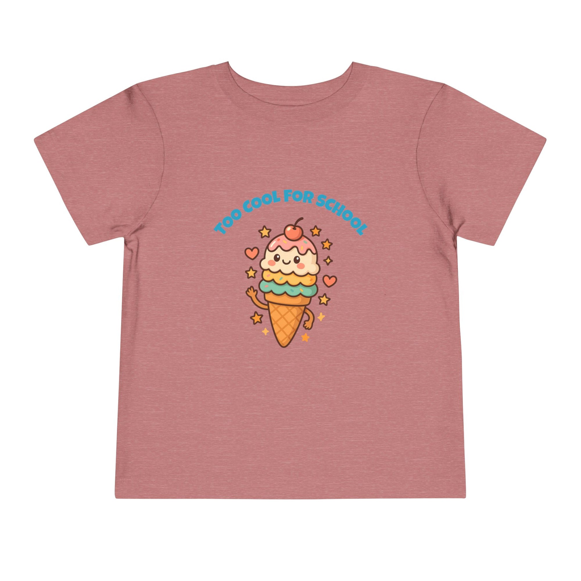 Cute Ice Cream Toddler Tee, Kids Summer Shirt, Birthday Gift, Playdate Outfit, Fun Cartoon T-Shirt, Sweet Toddler Clothing