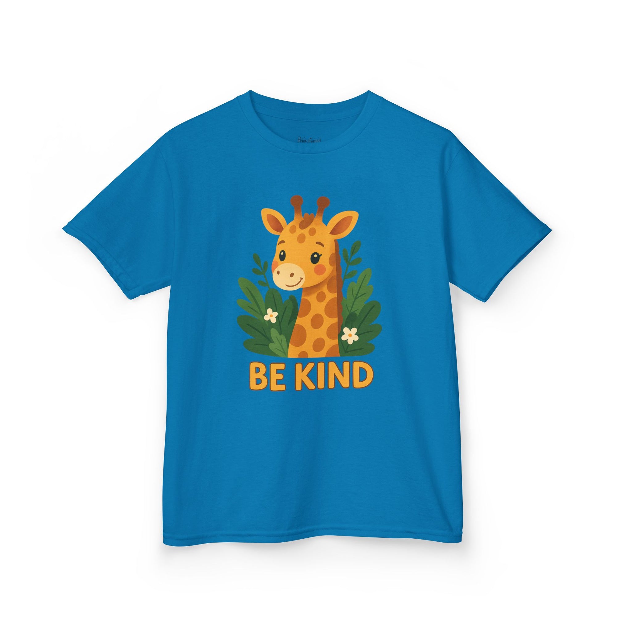 Kids Giraffe Tee - Be Kind T-Shirt, Children's Graphic Tee, Eco-Friendly Cotton Tee, Gift for Kids, Toddler Birthday Shirt