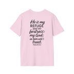 Faith-Inspired Unisex Softstyle T-Shirt, Inspirational Graphic Tee, Christian Apparel, Unique Gift for Believers, Everyday Comfort Wear