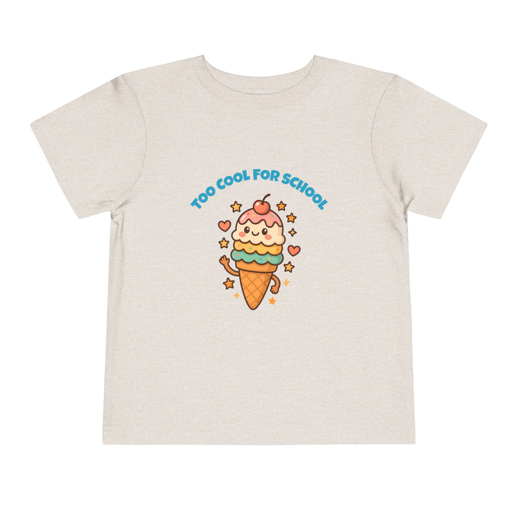 Cute Ice Cream Toddler Tee, Kids Summer Shirt, Birthday Gift, Playdate Outfit, Fun Cartoon T-Shirt, Sweet Toddler Clothing