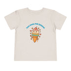 Cute Ice Cream Toddler Tee, Kids Summer Shirt, Birthday Gift, Playdate Outfit, Fun Cartoon T-Shirt, Sweet Toddler Clothing