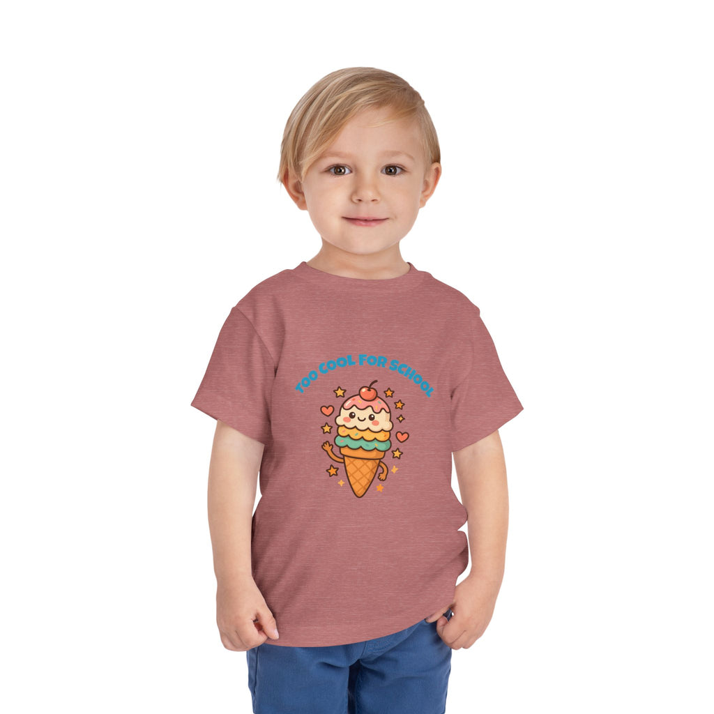 Cute Ice Cream Toddler Tee, Kids Summer Shirt, Birthday Gift, Playdate Outfit, Fun Cartoon T-Shirt, Sweet Toddler Clothing